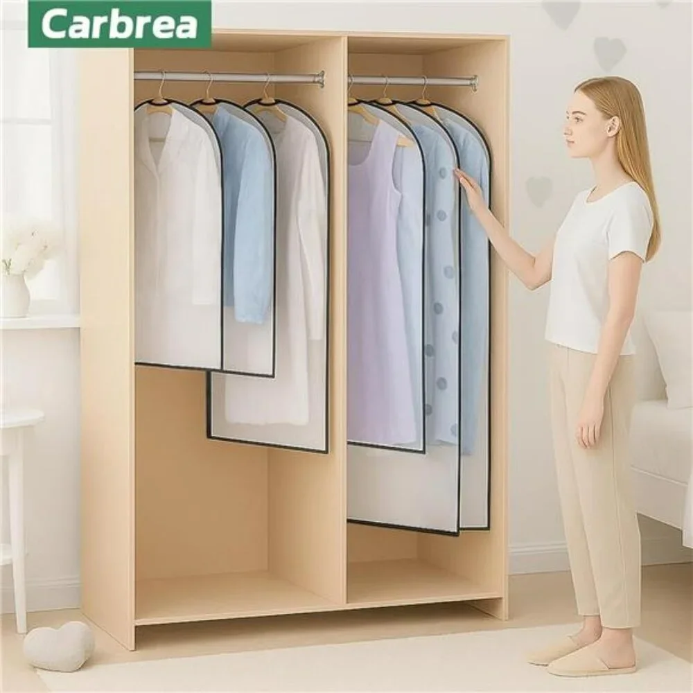 Garment Bags for Hanging Clothes 6 Pack Closet Storage Dress Suit Travel Covers
